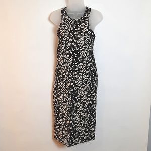 Express Black & Cream Bodycon Dress NWT 🆕️
